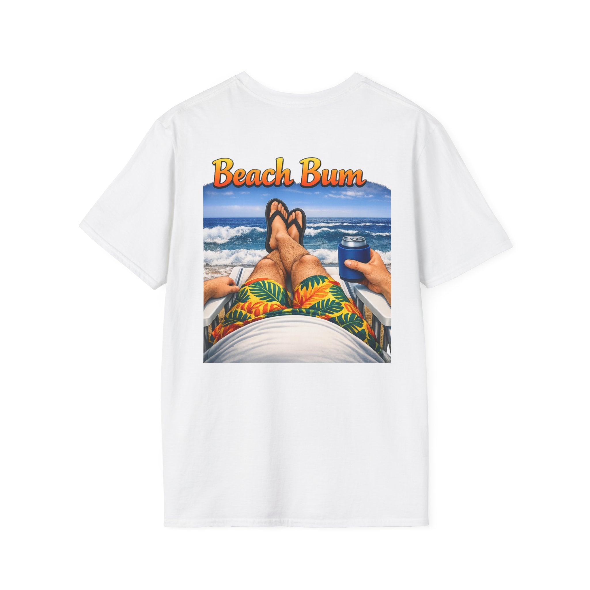 Beach Bum T-Shirt — Relaxed Beach Vibes Graphic Tee
