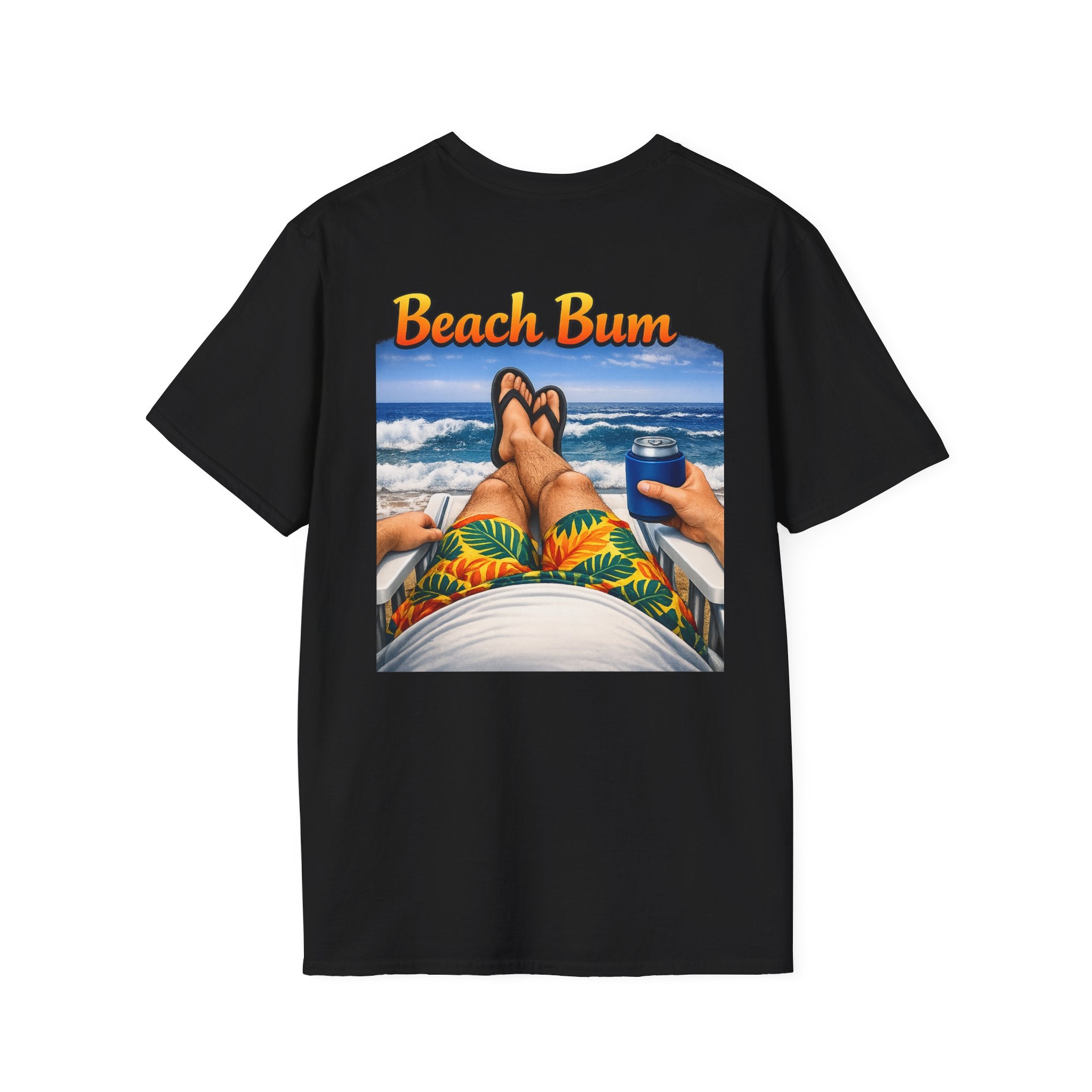 Beach Bum T-Shirt — Relaxed Beach Vibes Graphic Tee