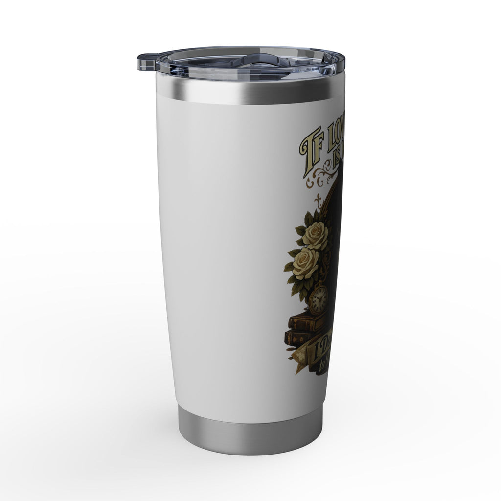 Elegant Black Cat Tumbler | If Loving You Is Wrong Quote