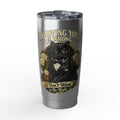 Elegant Black Cat Tumbler | If Loving You Is Wrong Quote