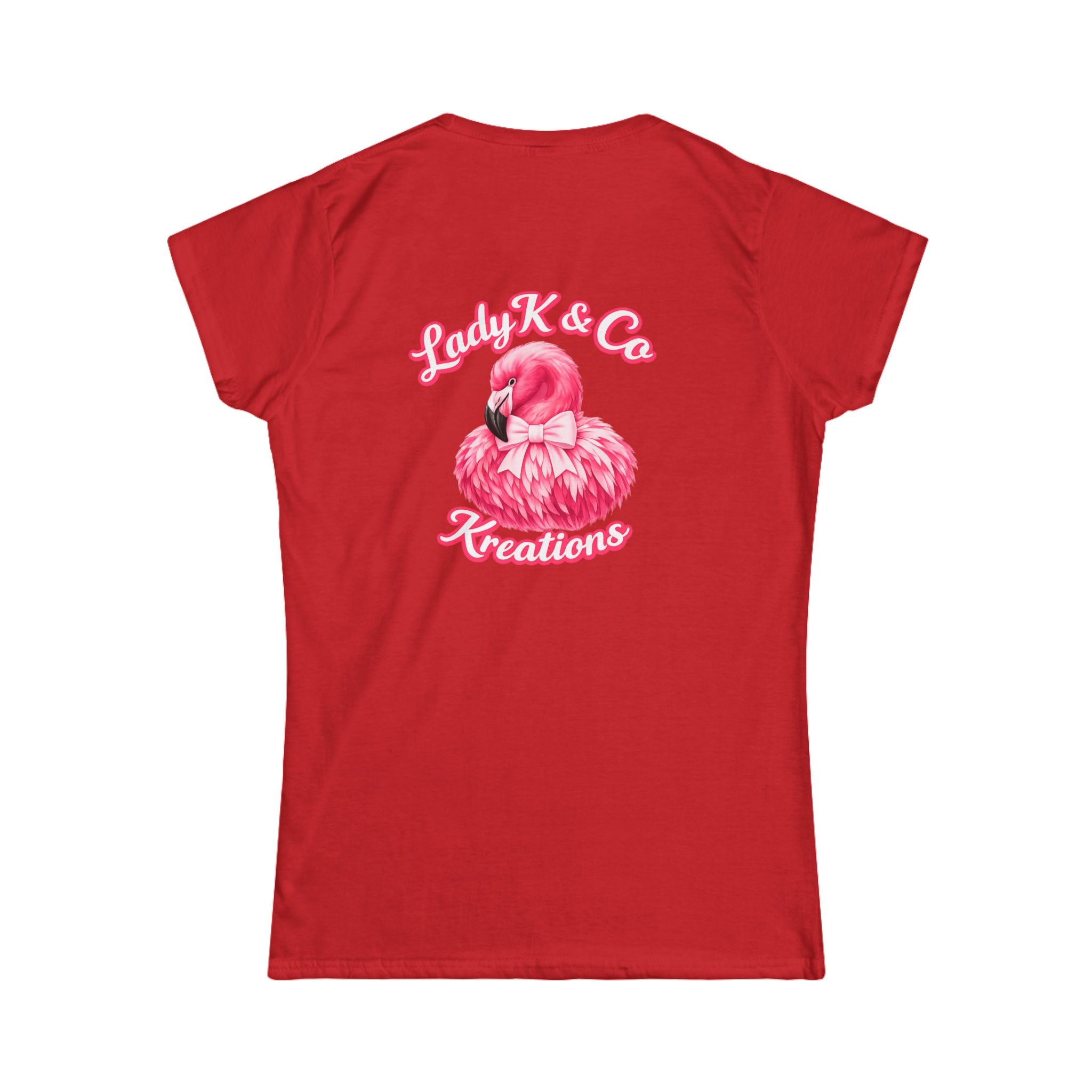 Pink Flamingo Lady K & Co Kreations Back
