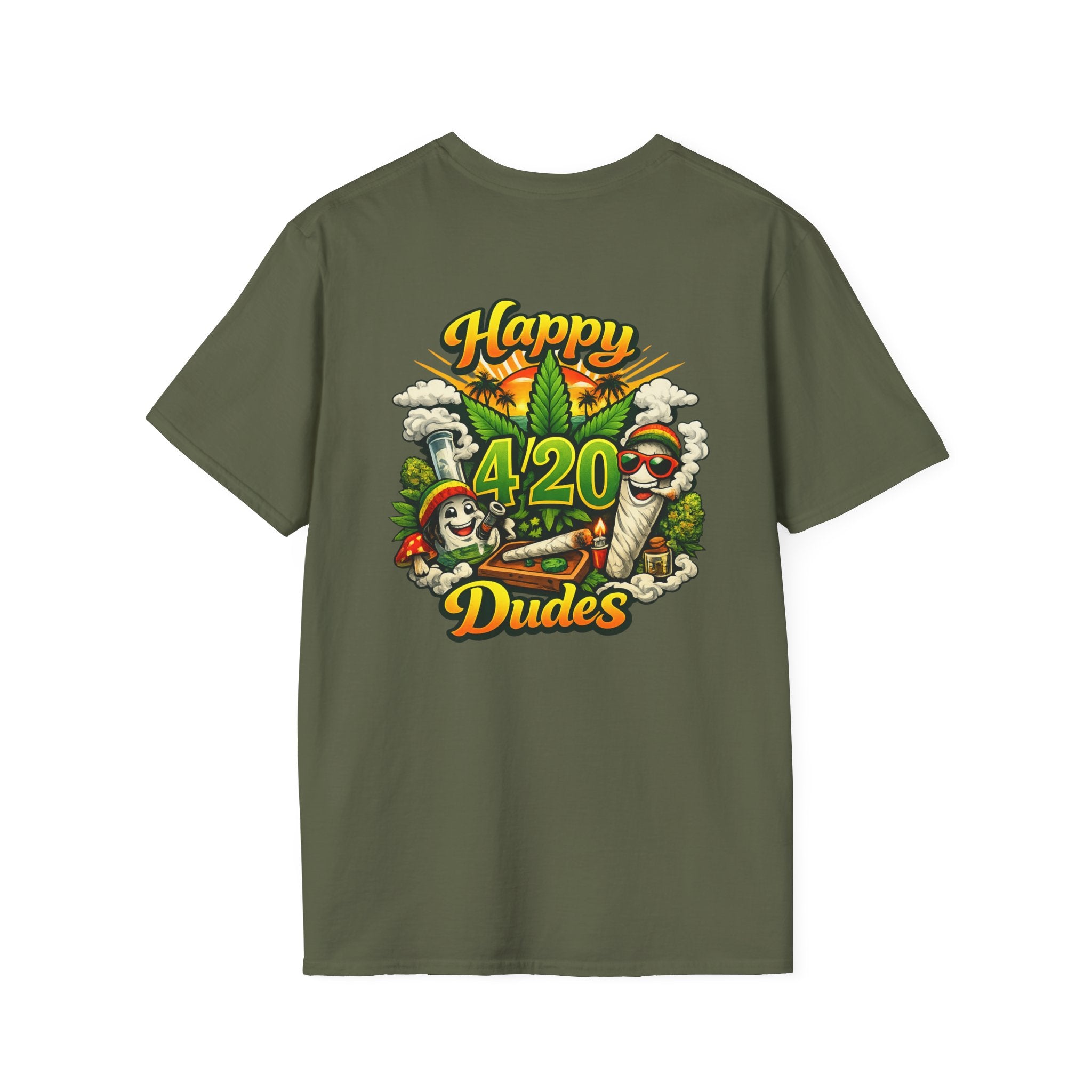420 Dudes T-Shirt — Funny Cannabis Holiday Graphic Tee
