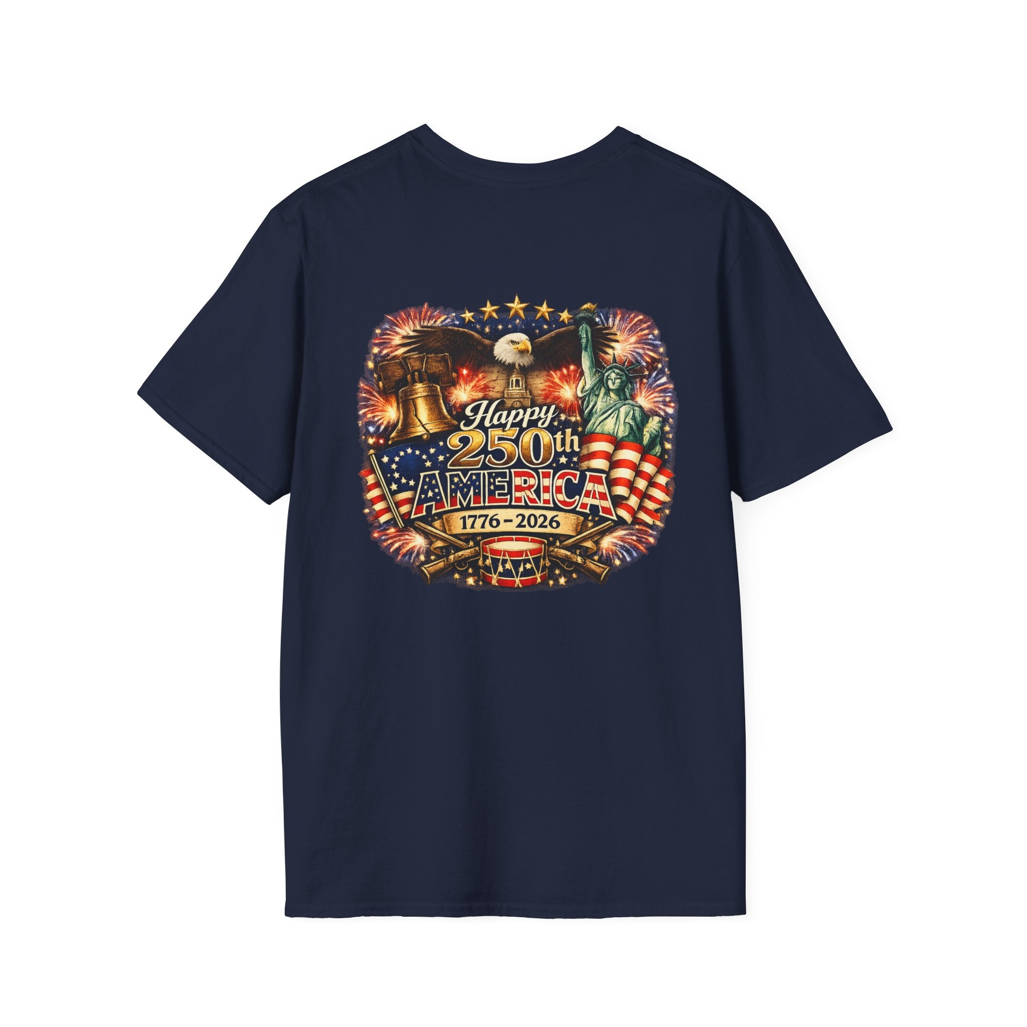 250th America Independence T-Shirt — Happy 250th USA 1776–2026 Patriotic Tee with Eagle