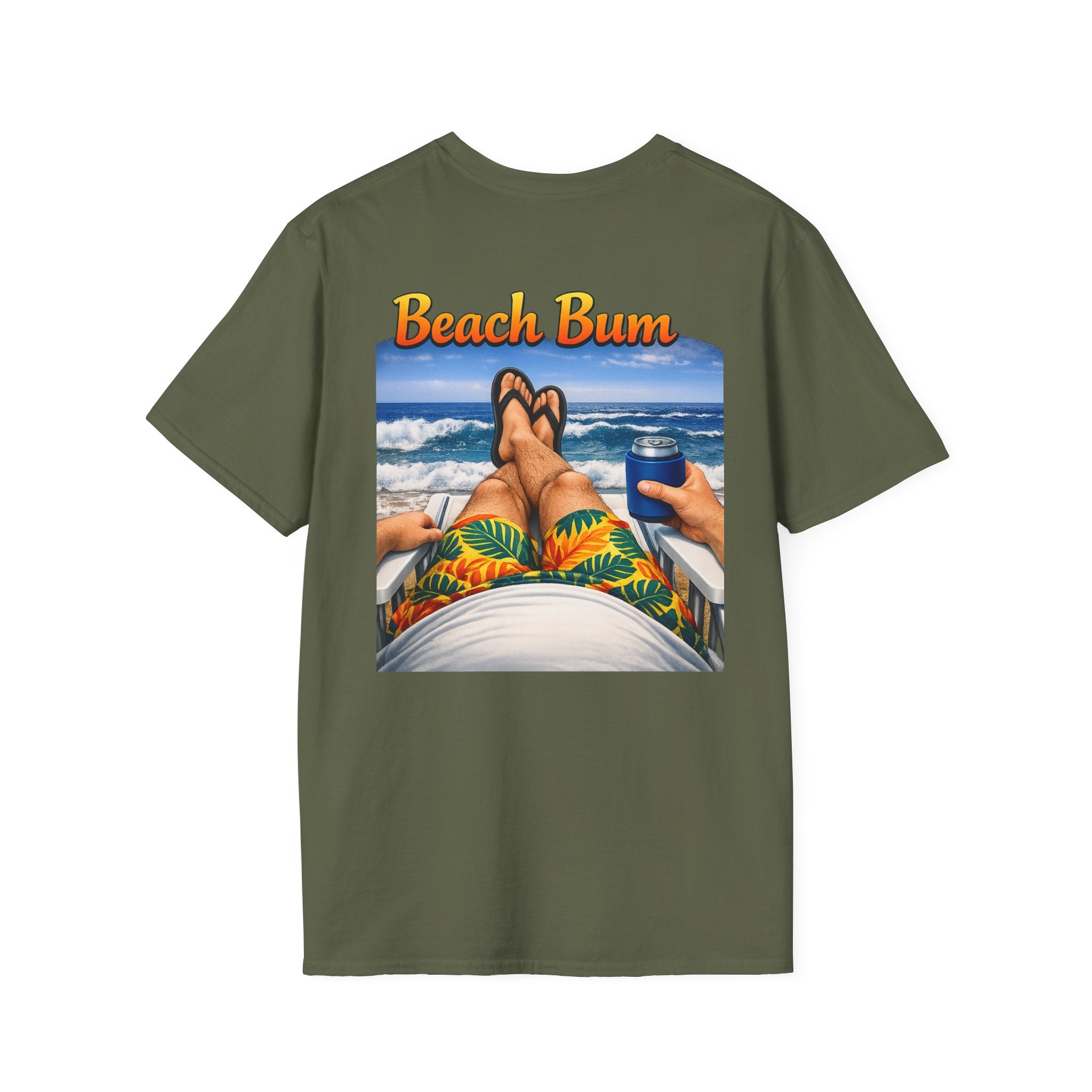 Beach Bum T-Shirt — Relaxed Beach Vibes Graphic Tee