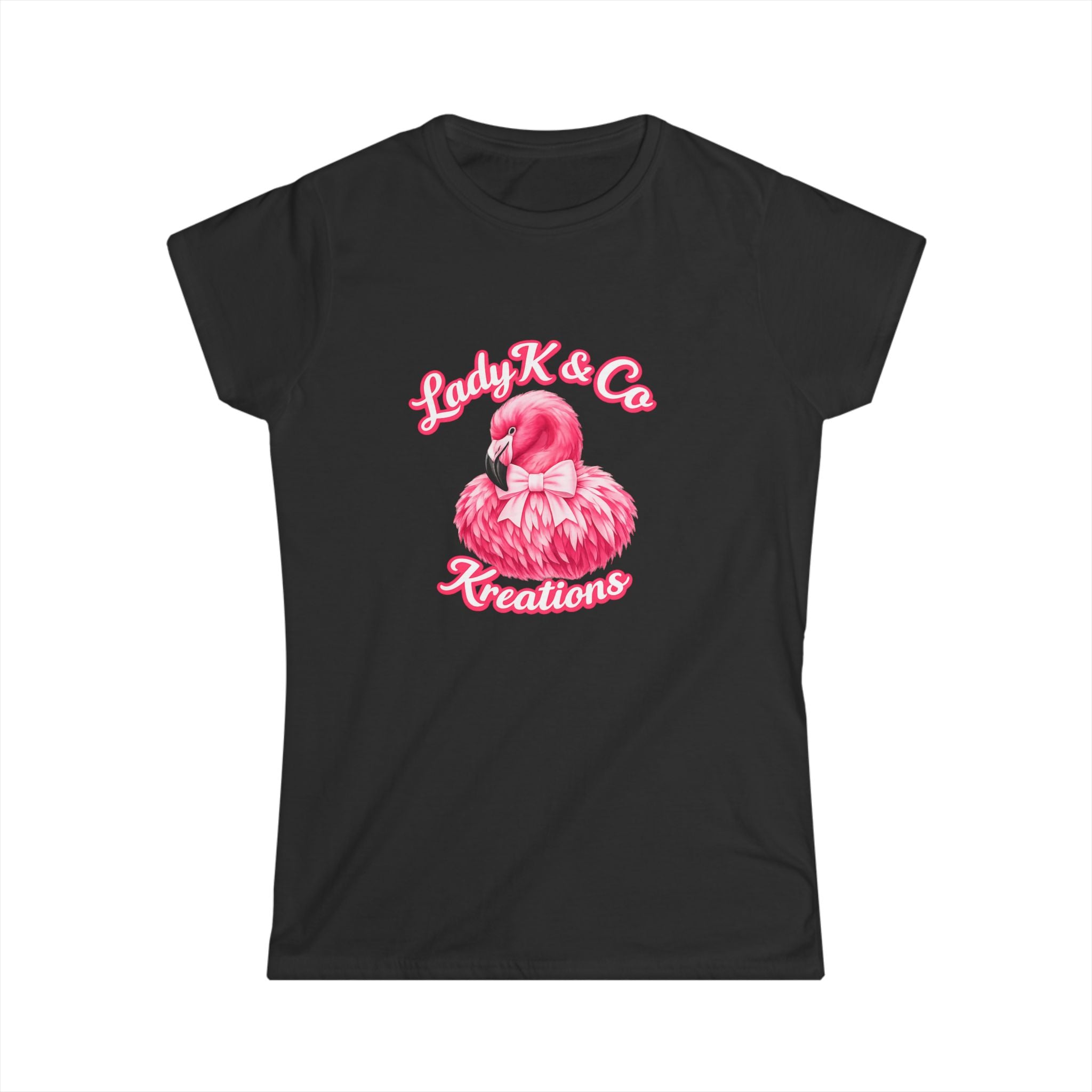 Pink Flamingo Lady K & Co Kreations Front