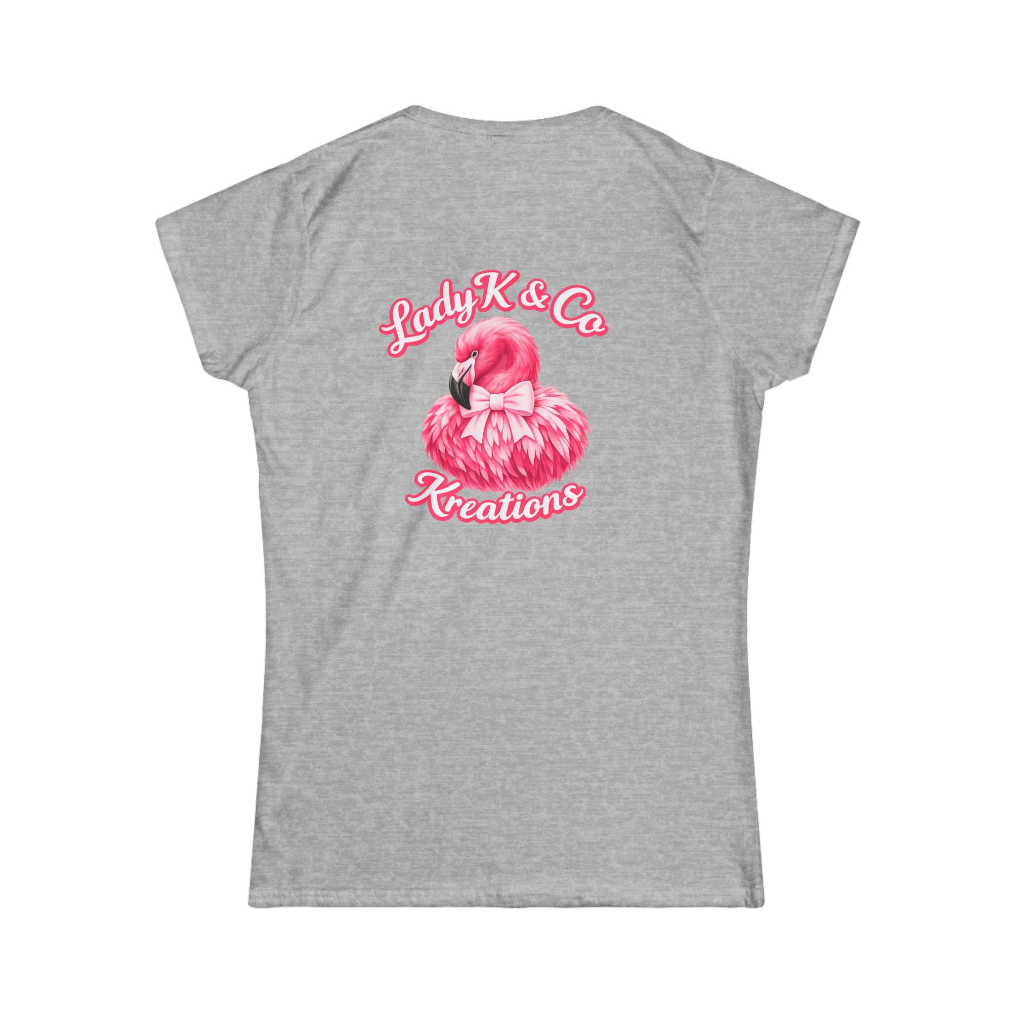 Pink Flamingo Lady K & Co Kreations Back