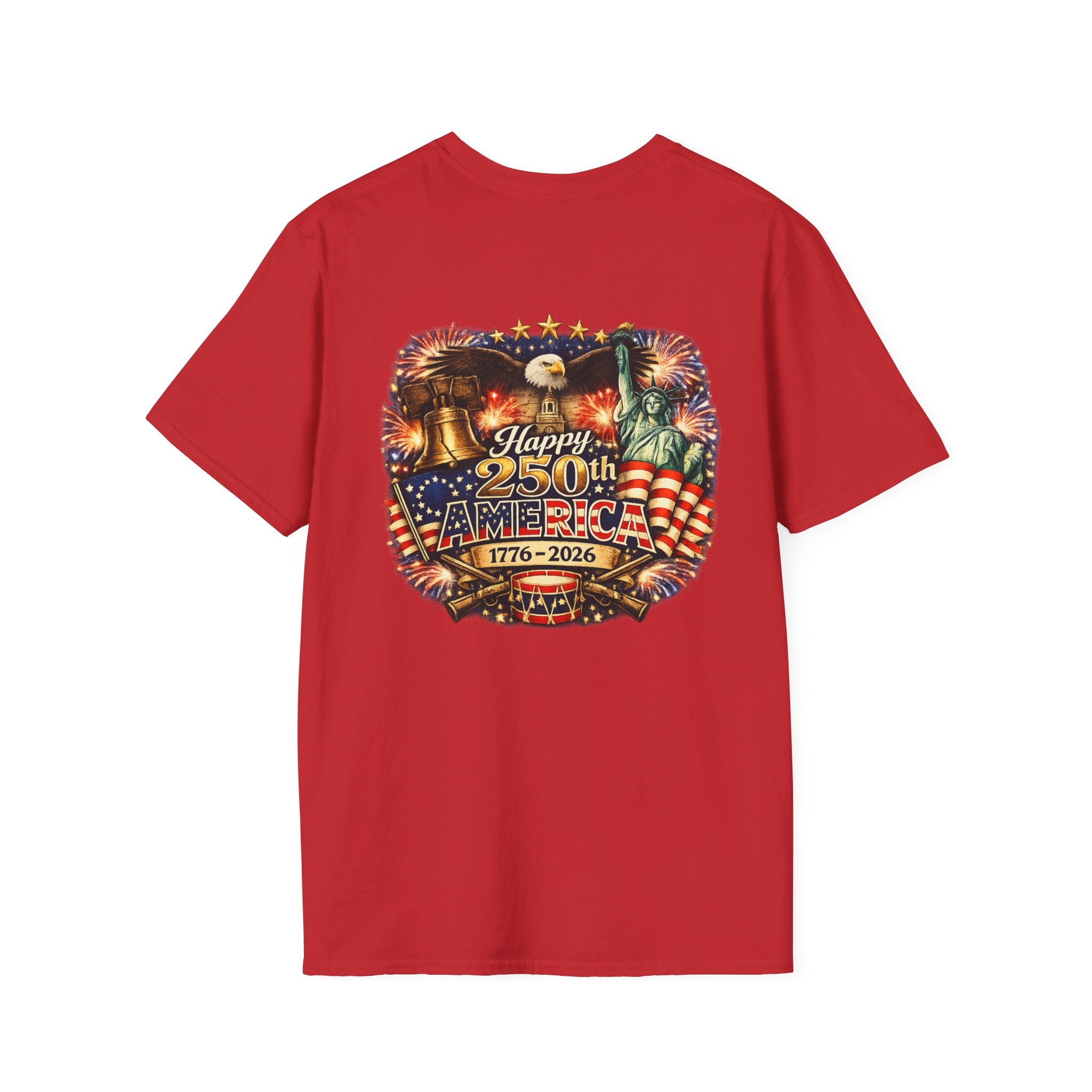 250th America Independence T-Shirt — Happy 250th USA 1776–2026 Patriotic Tee with Eagle