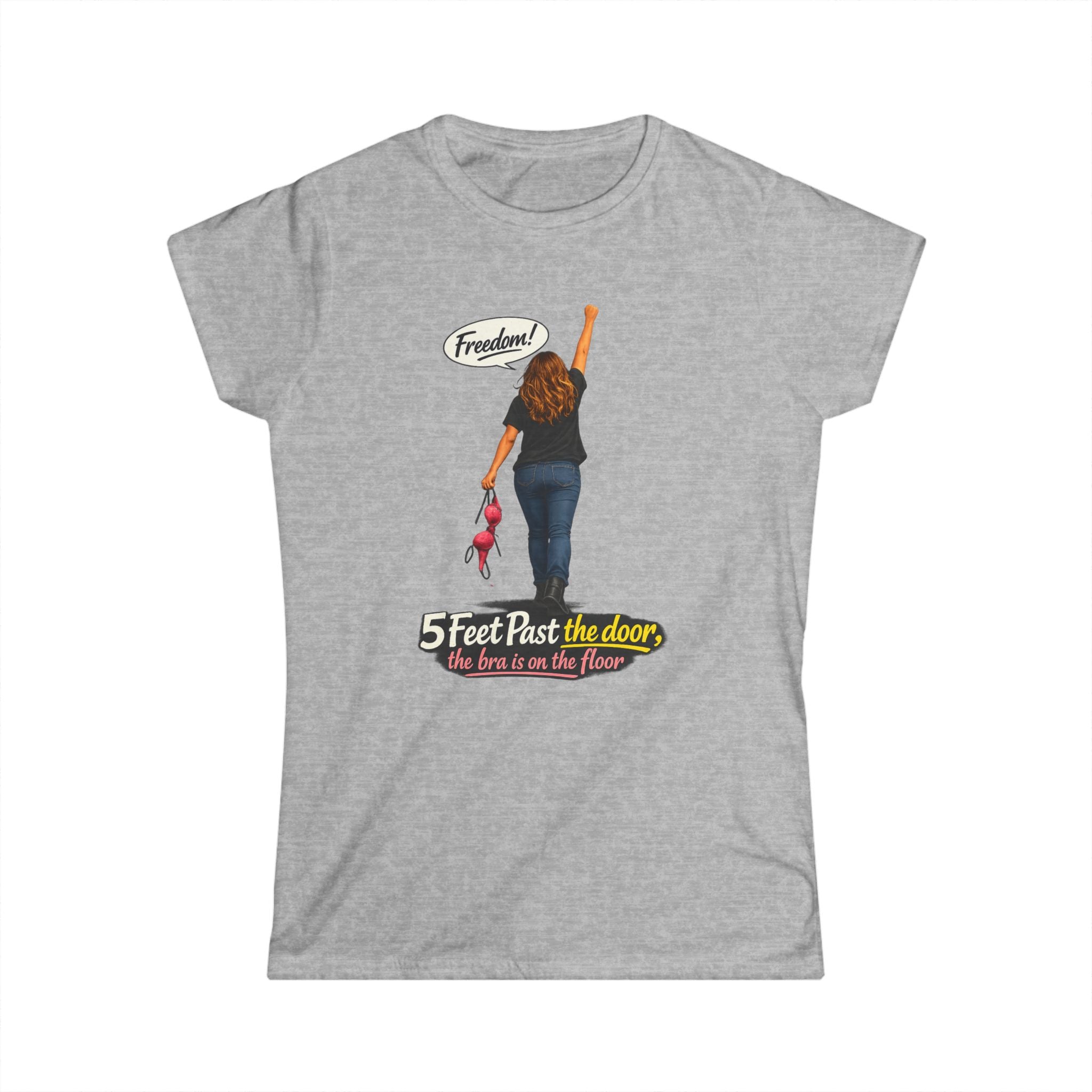 Freedom Woman Tee | 5 Feet Past the Door Graphic Shirt