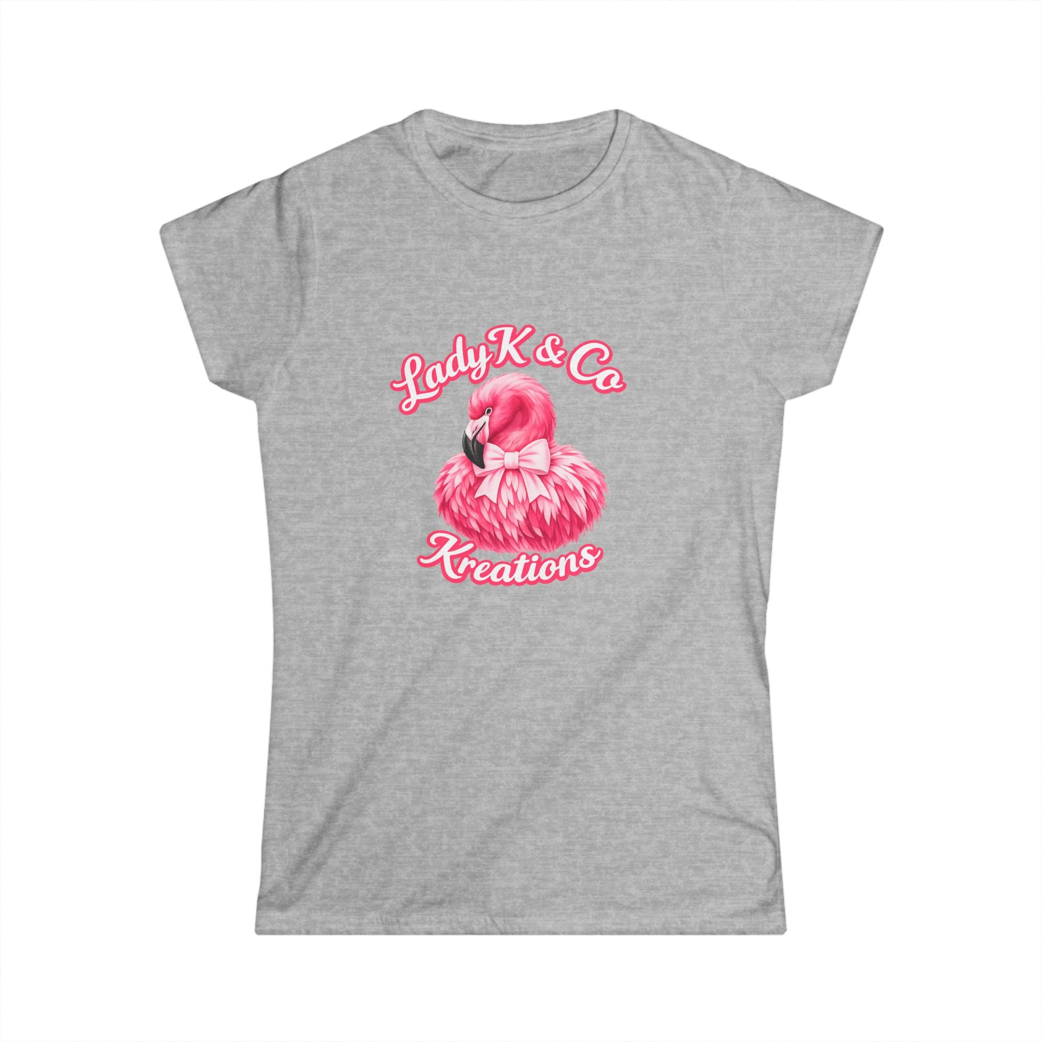 Pink Flamingo Lady K & Co Kreations Front