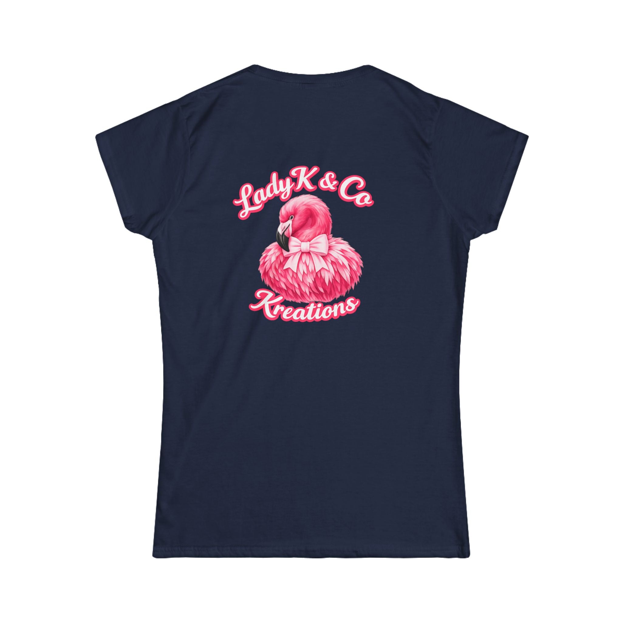 Pink Flamingo Lady K & Co Kreations Back