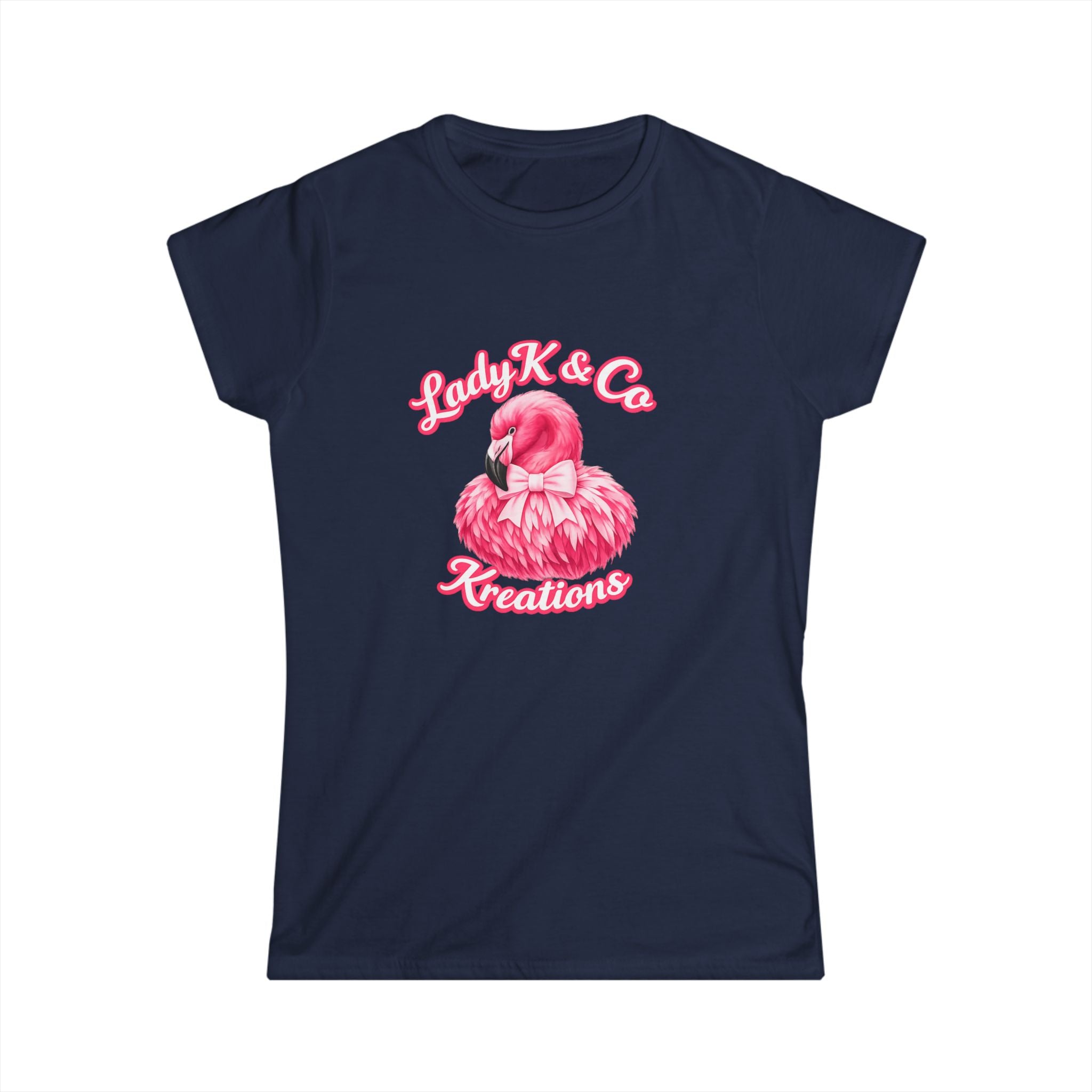Pink Flamingo Lady K & Co Kreations Front