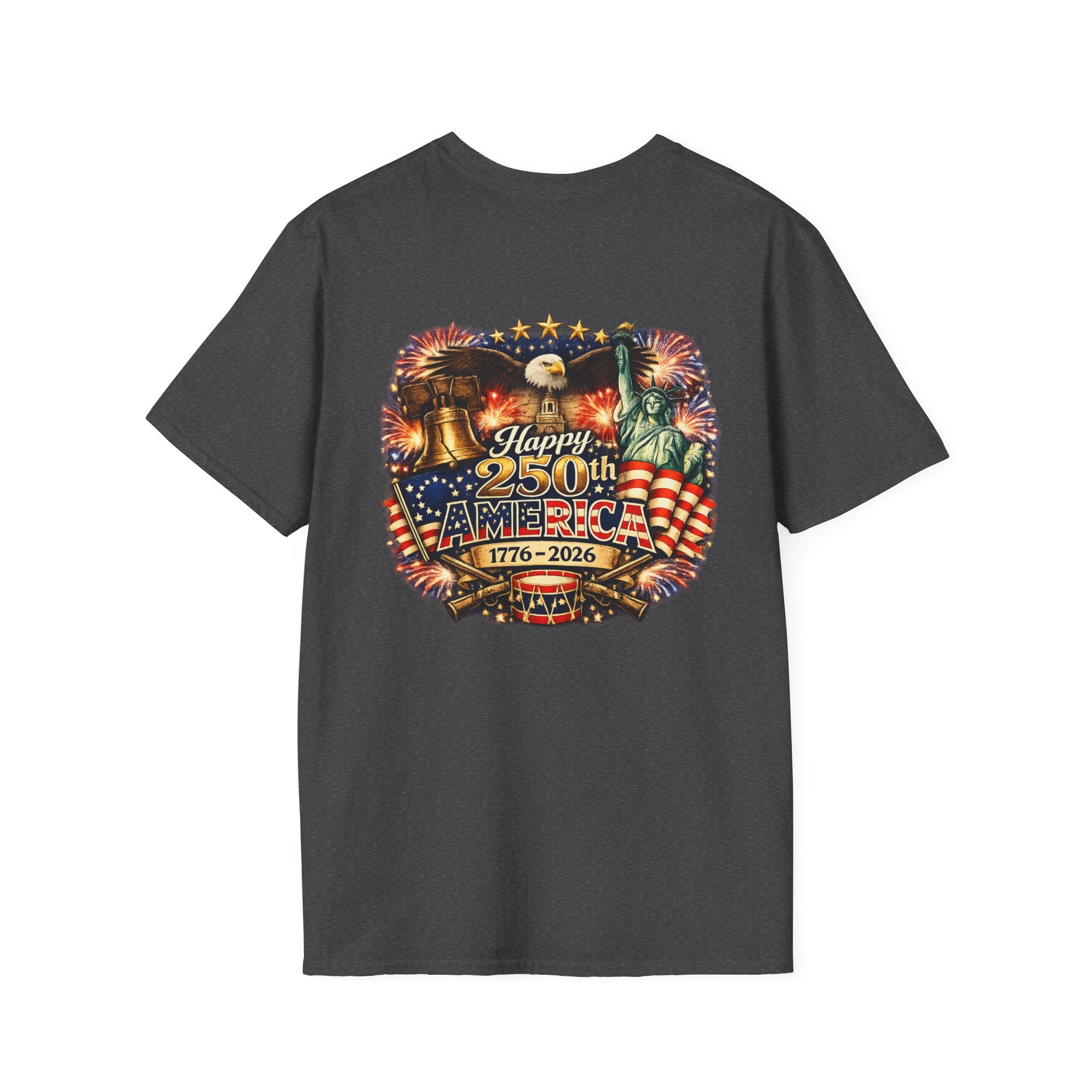 250th America Independence T-Shirt — Happy 250th USA 1776–2026 Patriotic Tee with Eagle