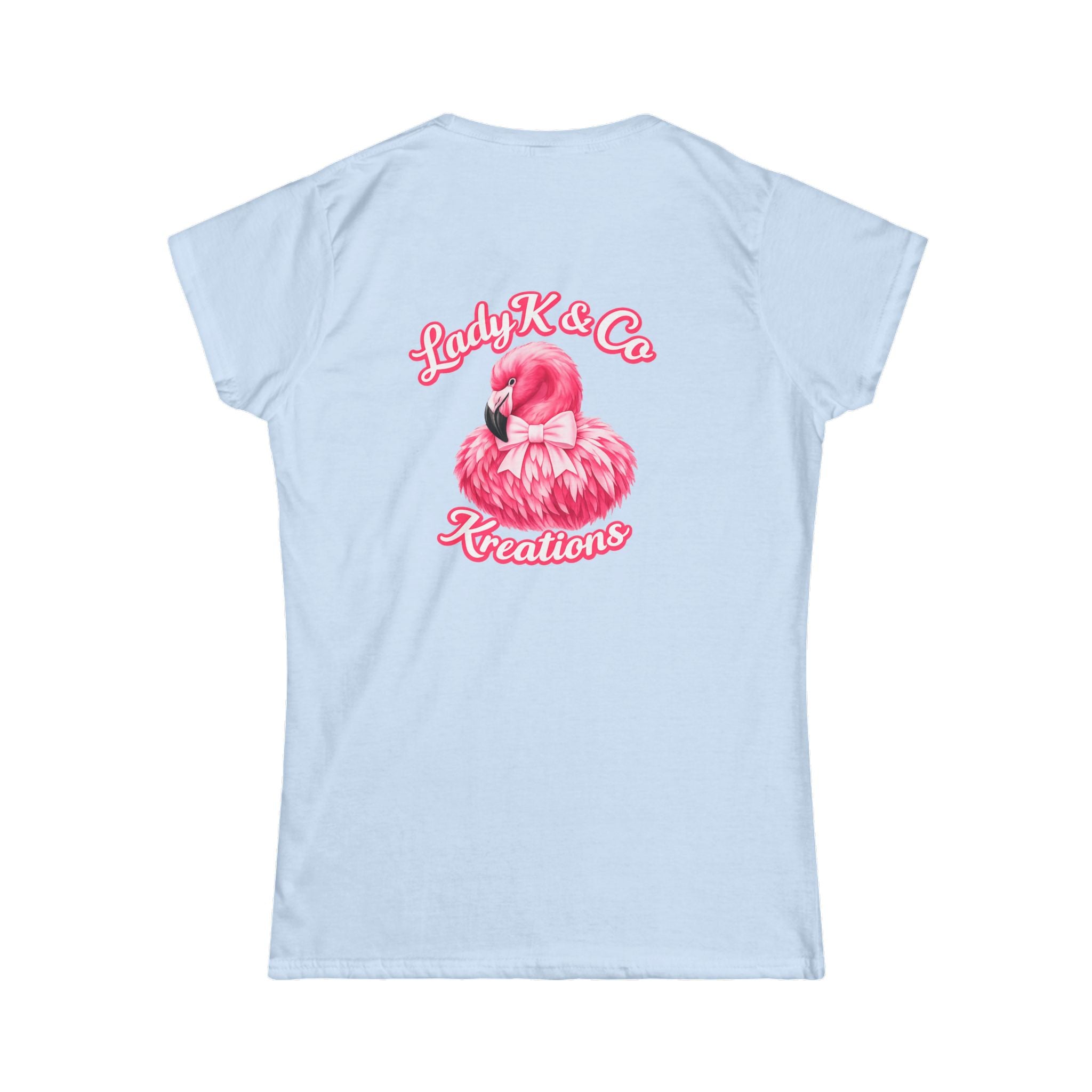 Pink Flamingo Lady K & Co Kreations Back