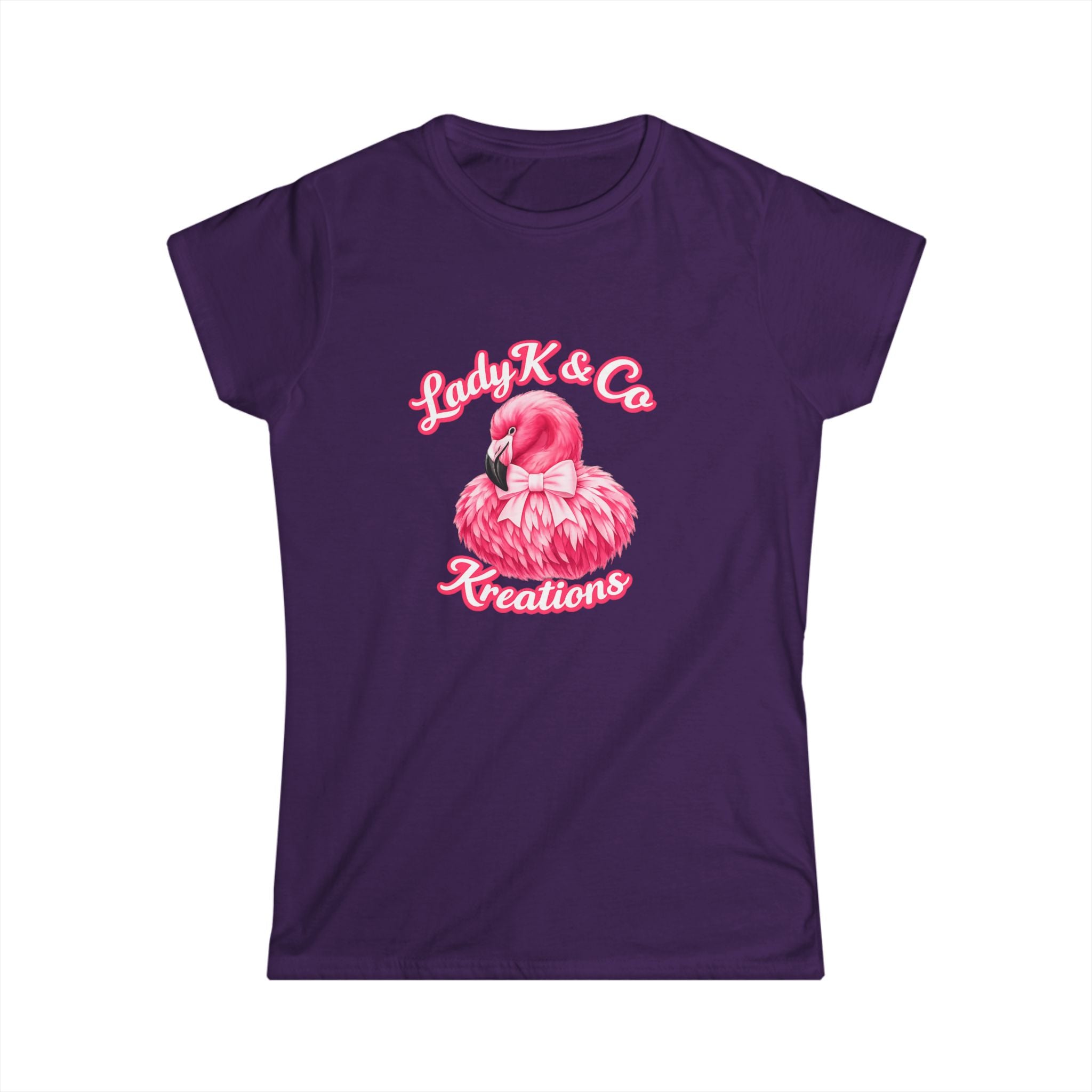 Pink Flamingo Lady K & Co Kreations Front