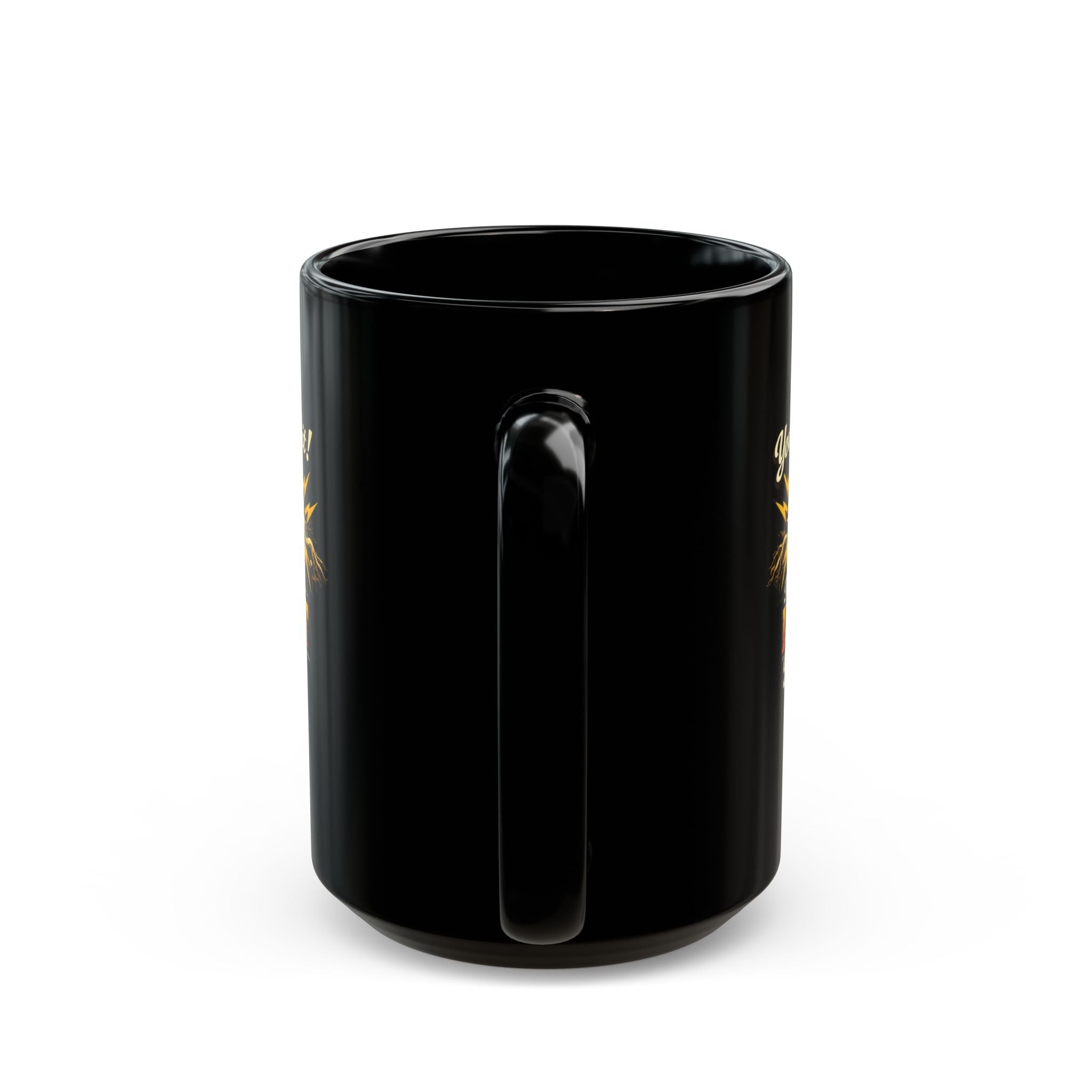 You Found It! My Last Nerve Mug | Black Ceramic Coffee Cup