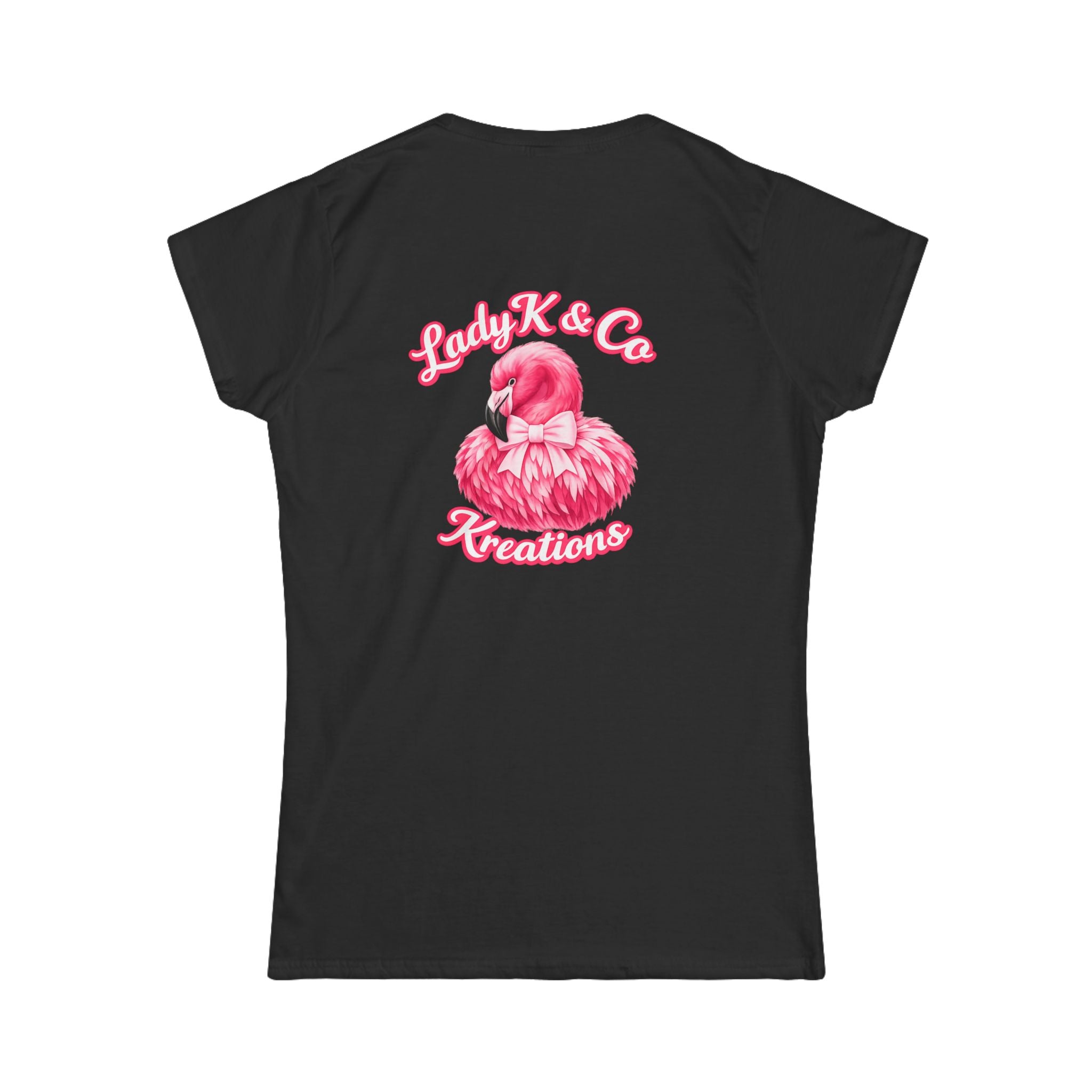 Pink Flamingo Lady K & Co Kreations Back
