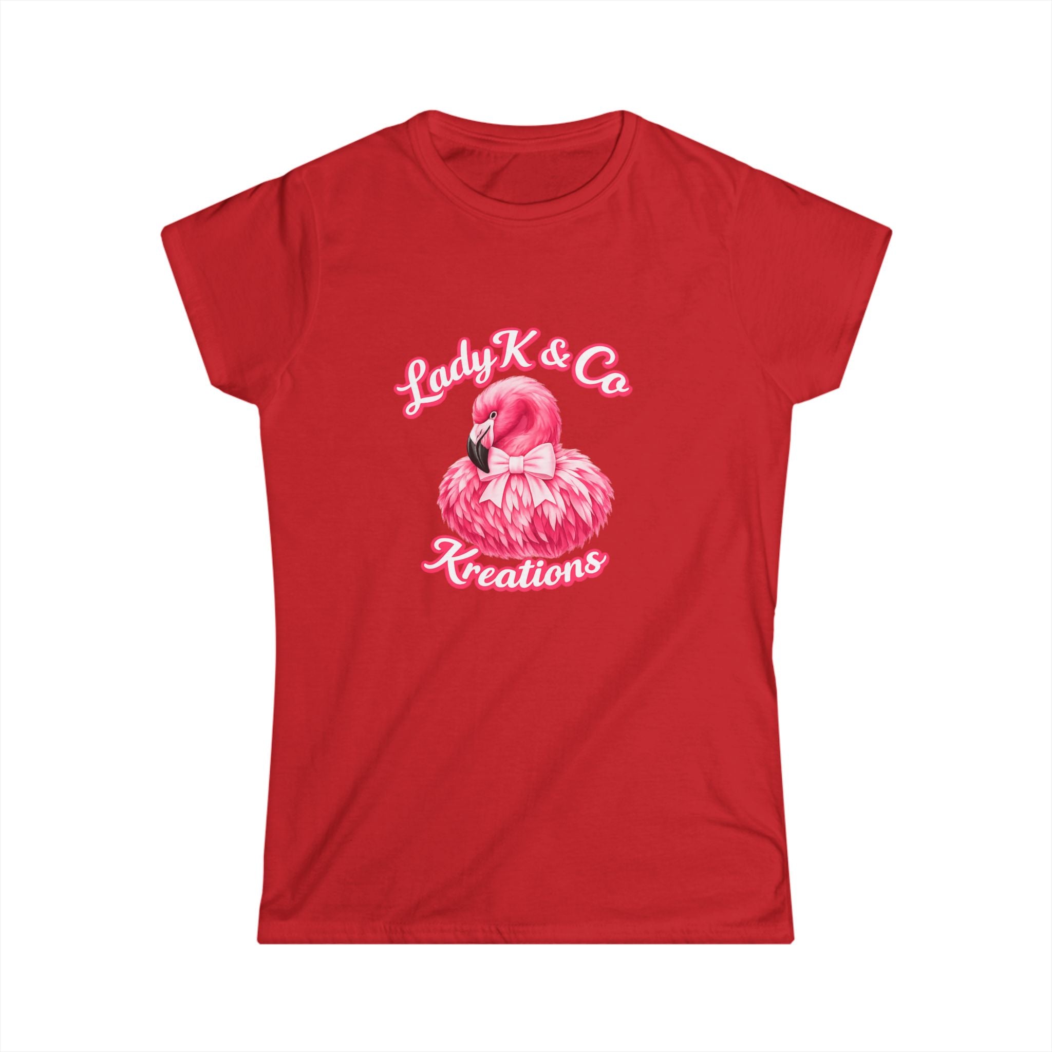 Pink Flamingo Lady K & Co Kreations Front