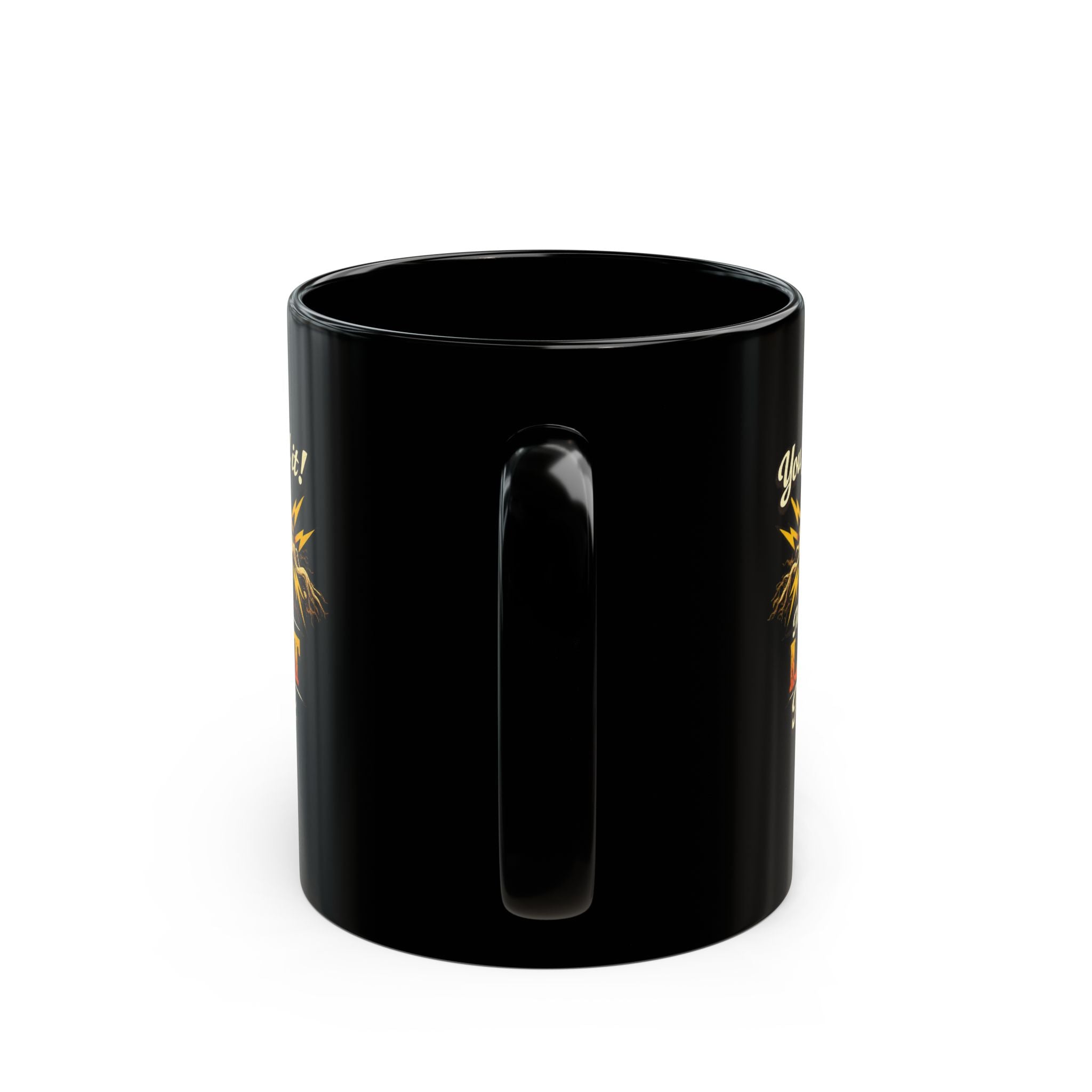 You Found It! My Last Nerve Mug | Black Ceramic Coffee Cup