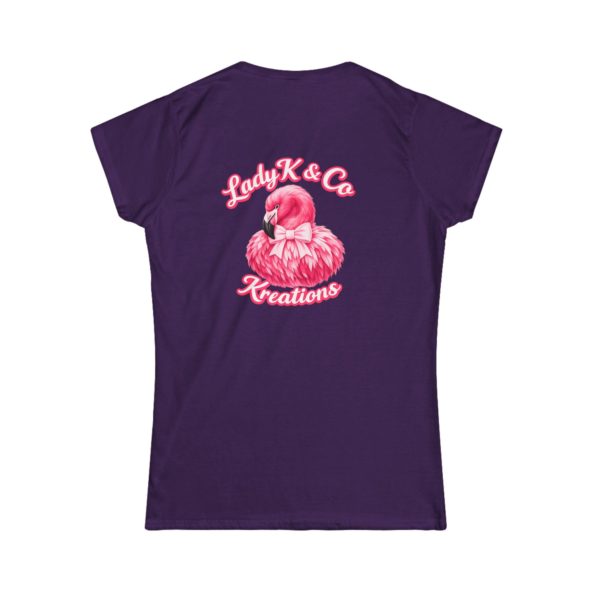 Pink Flamingo Lady K & Co Kreations Back