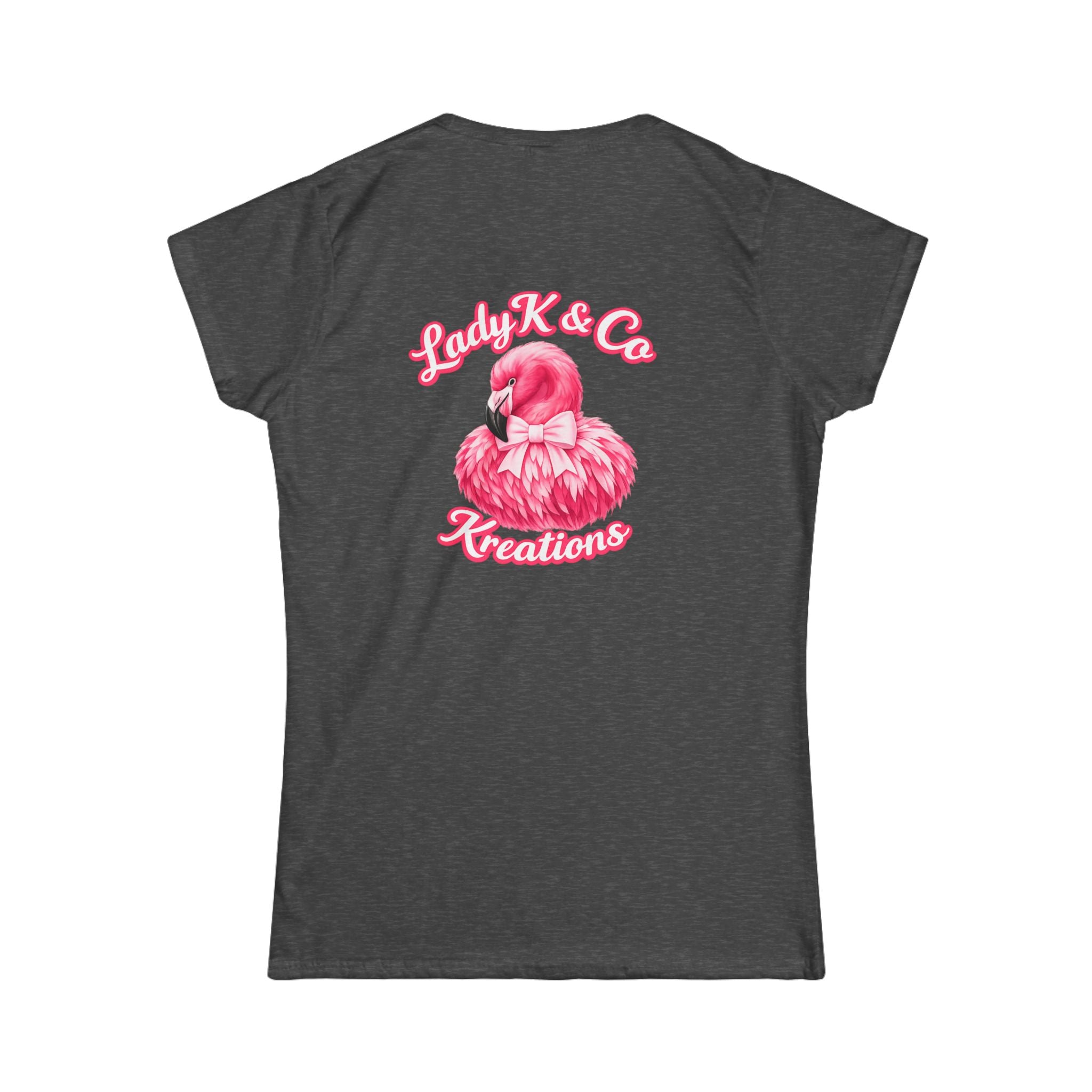 Pink Flamingo Lady K & Co Kreations Back