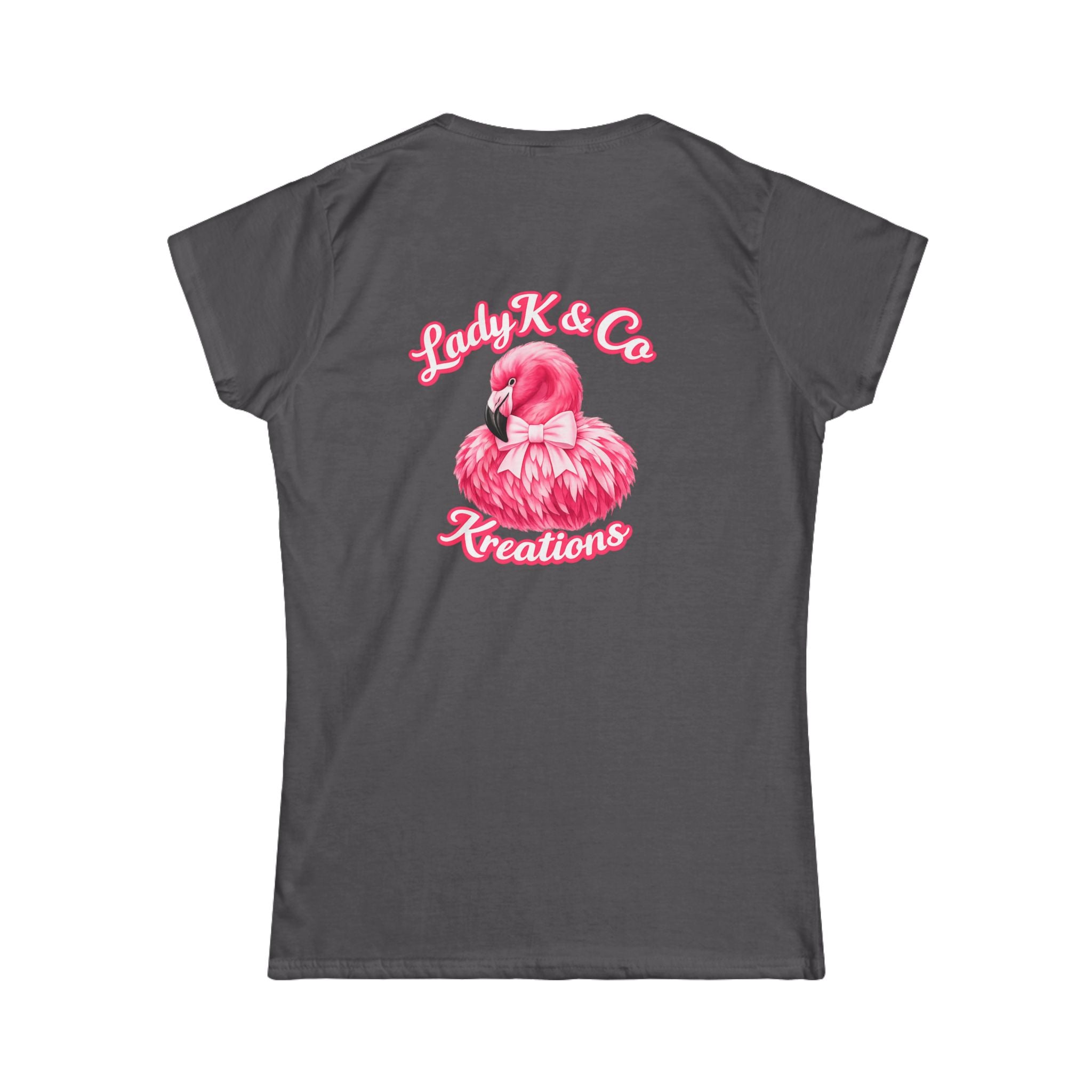 Pink Flamingo Lady K & Co Kreations Back