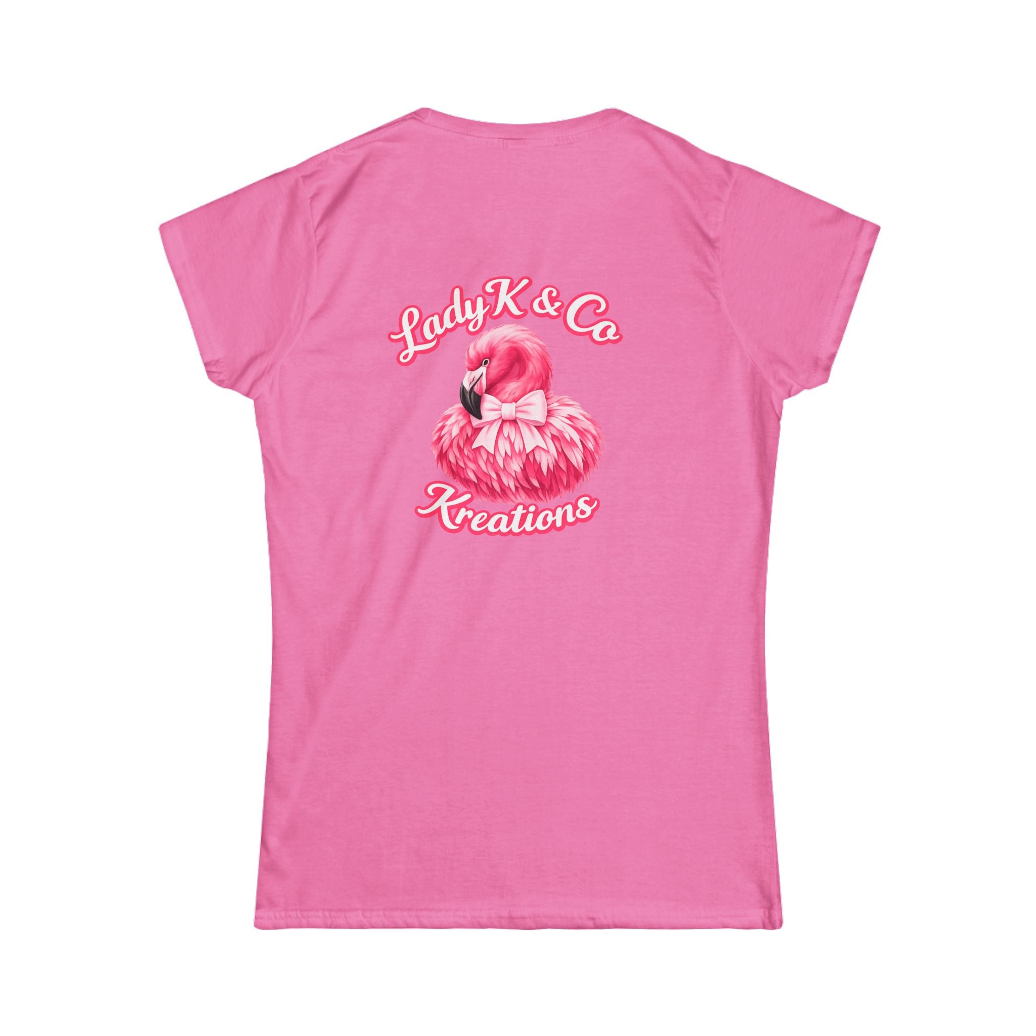 Pink Flamingo Lady K & Co Kreations Back
