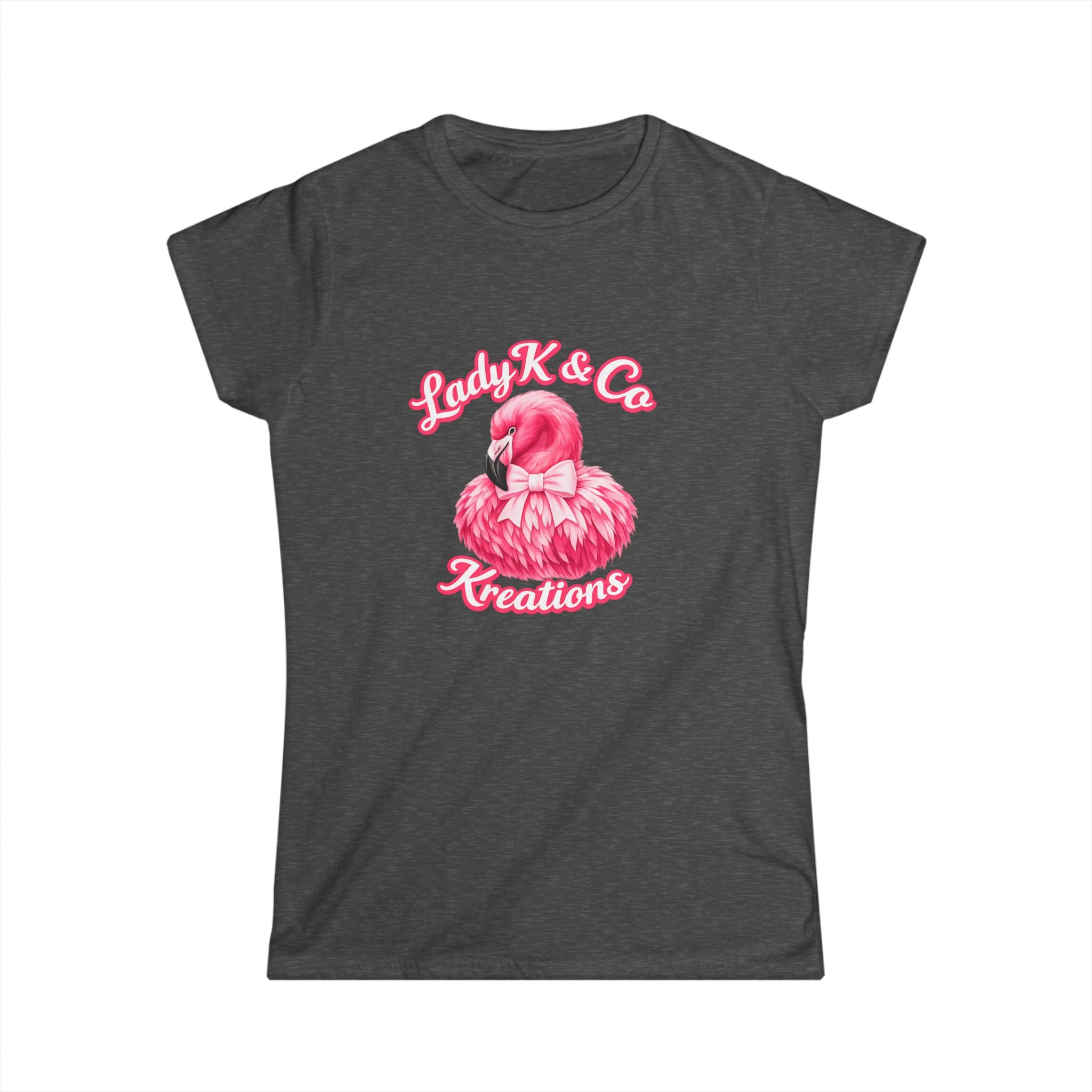 Pink Flamingo Lady K & Co Kreations Front