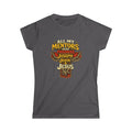 All My Mentors Were Prisoners Joseph John Jesus T-Shirt | Christian Cross Tee - Women's Front Image