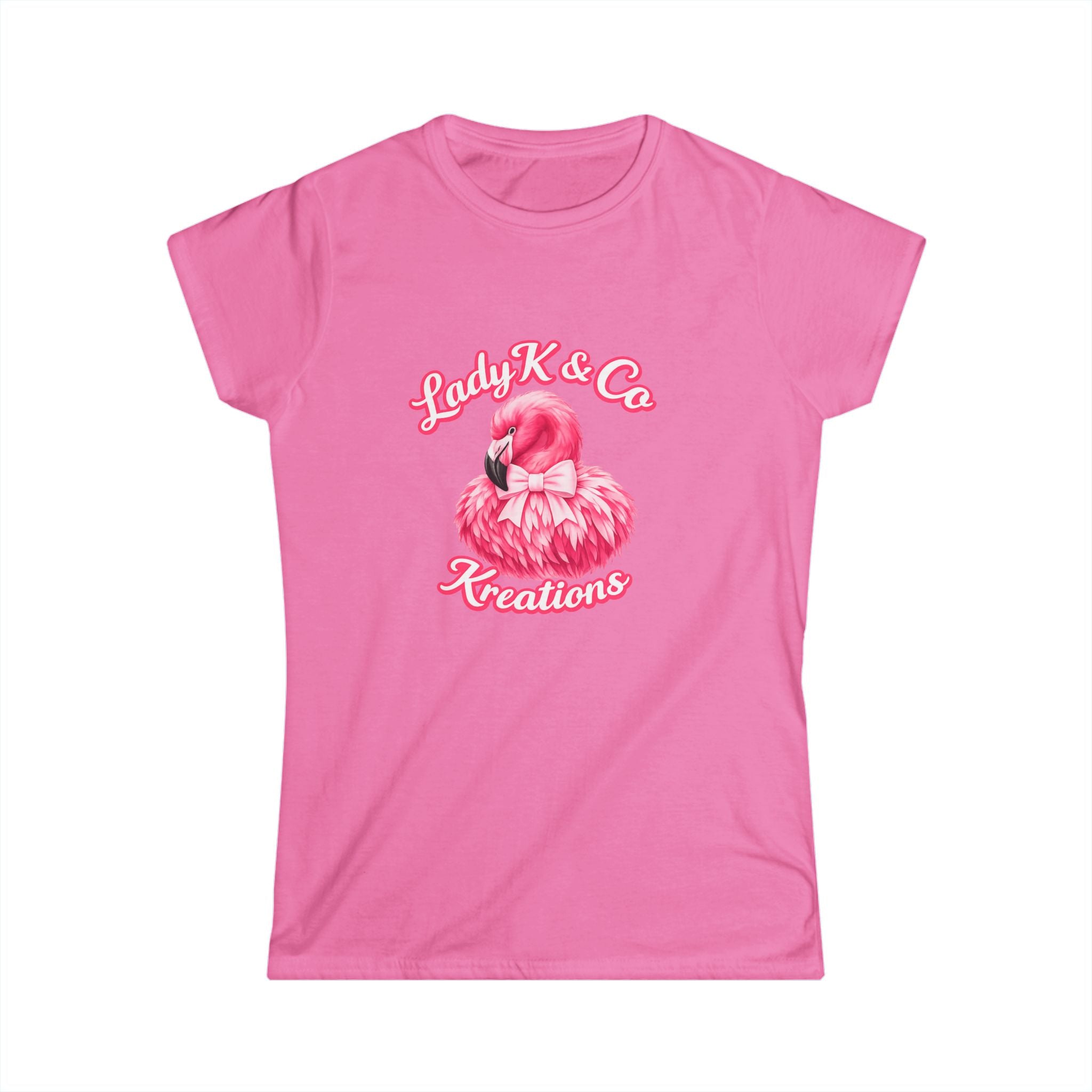 Pink Flamingo Lady K & Co Kreations Front