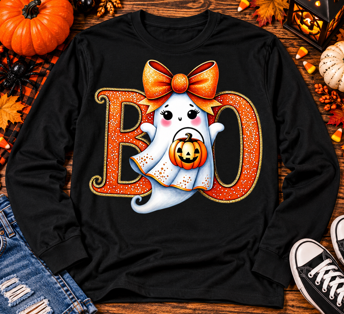 Cute Boo Long Sleeve