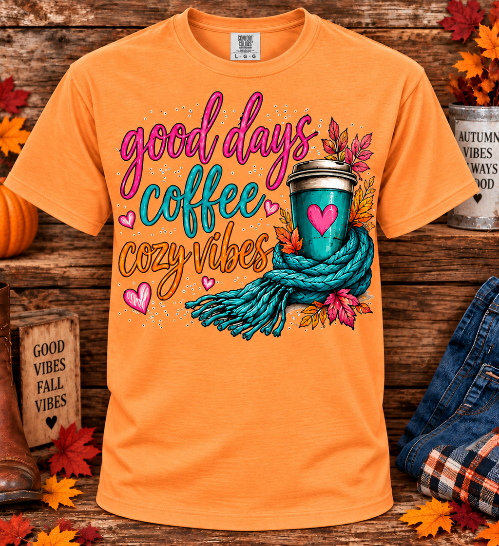 Cozy Days Coffee and Comfy Vibes