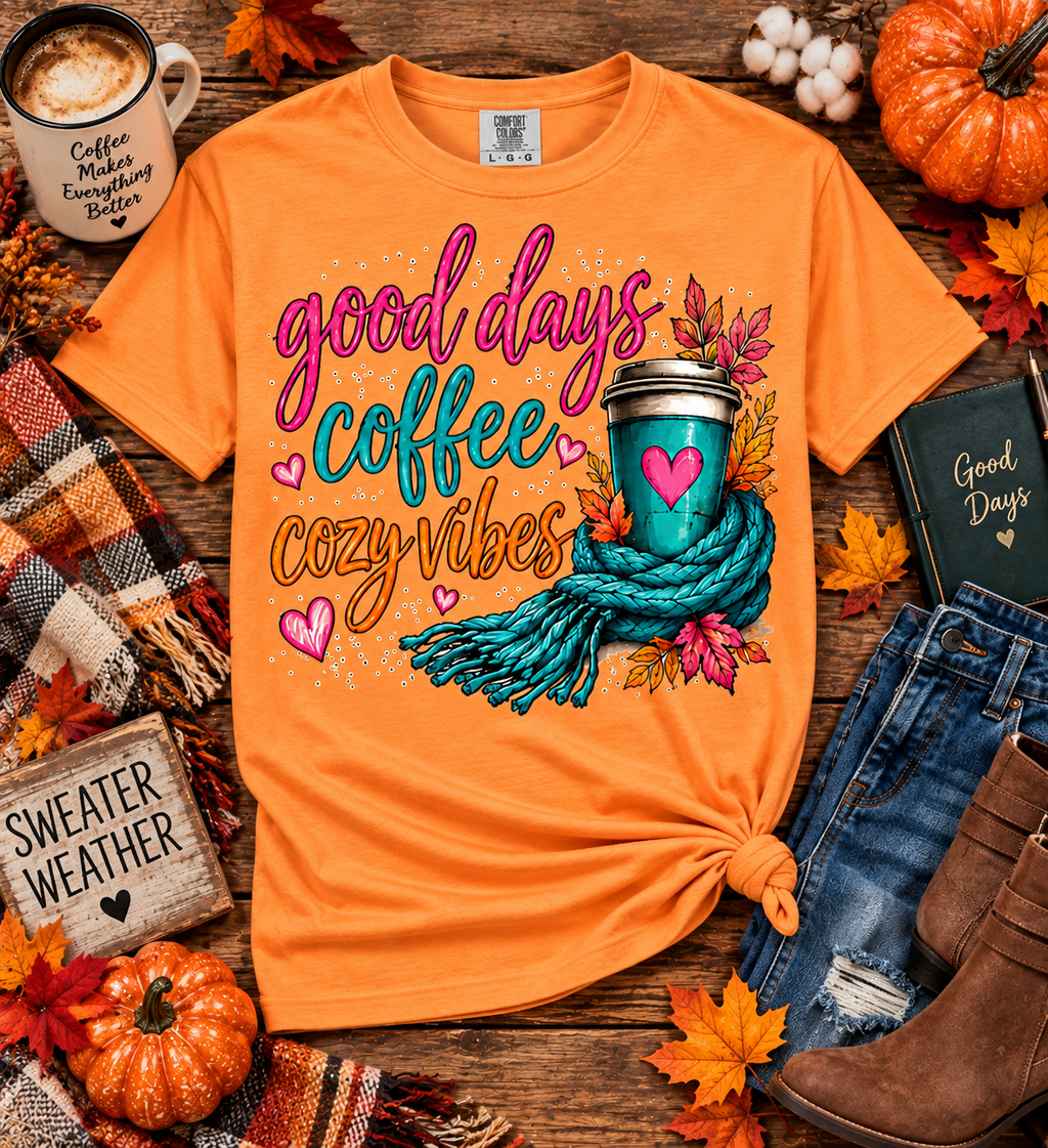 Cozy Days Coffee and Comfy Vibes