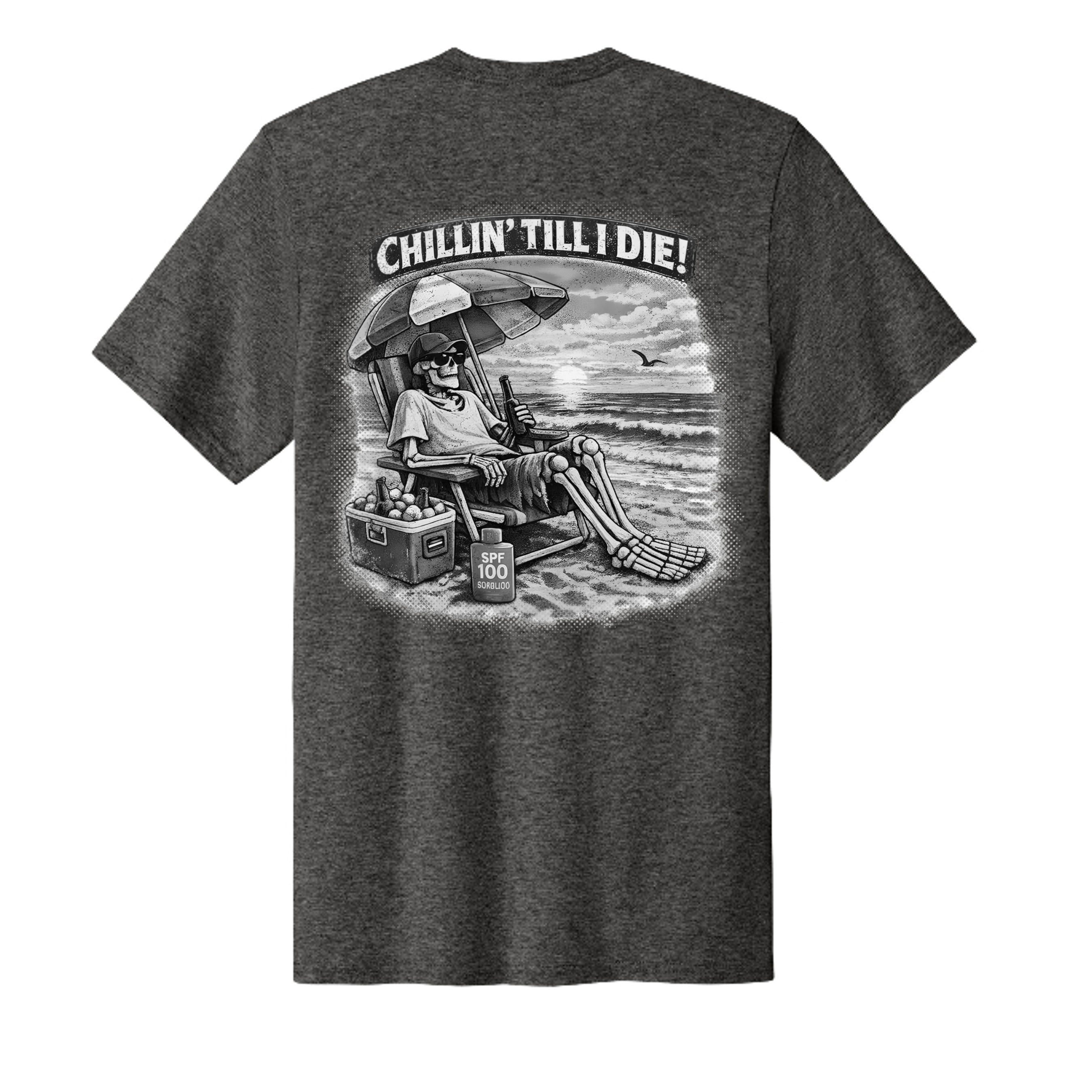 Dark Heather Grey - PC43 - BACK