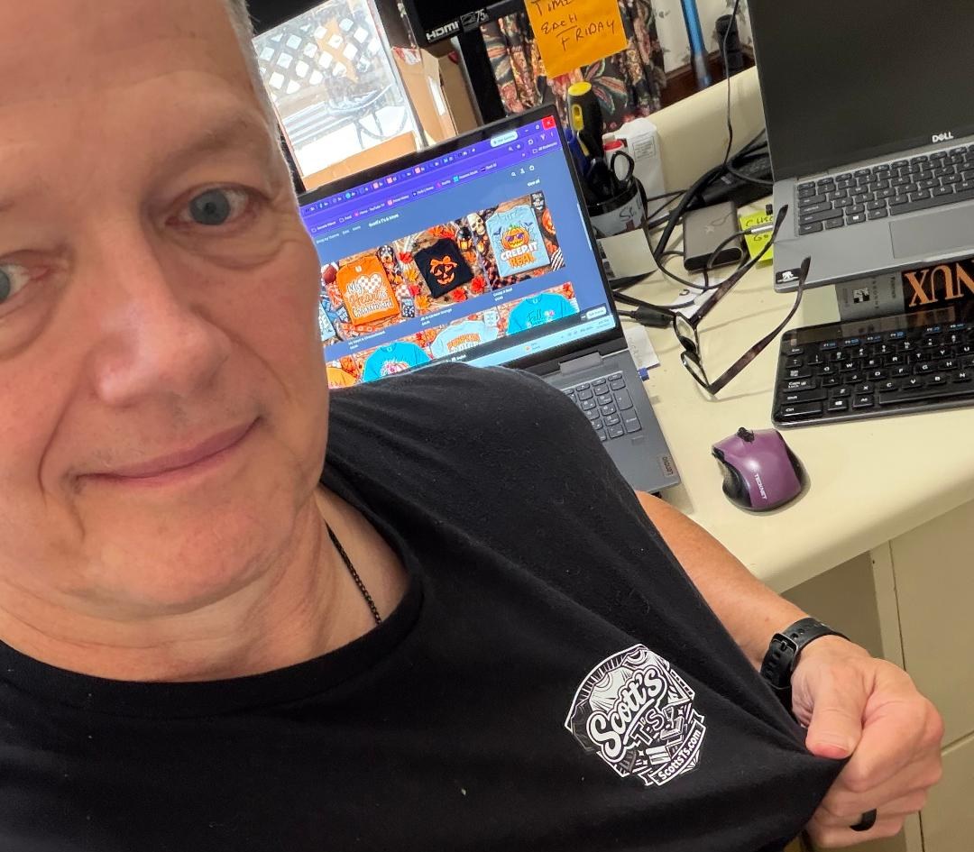 Hey, I'm Scott – the guy behind Scott's T's.